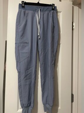 Figs Vapor Blue Zamora High Waisted Jogger Scrub